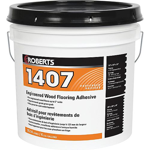 1407, 15L Acrylic Urethane Adhesive for Engineered Wood Floors