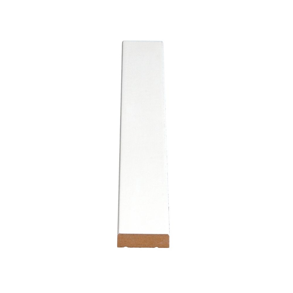 Alexandria Moulding 3/8inch x 1 1/4inch MDF Primed Fibreboard Stop Moulding The Home Depot