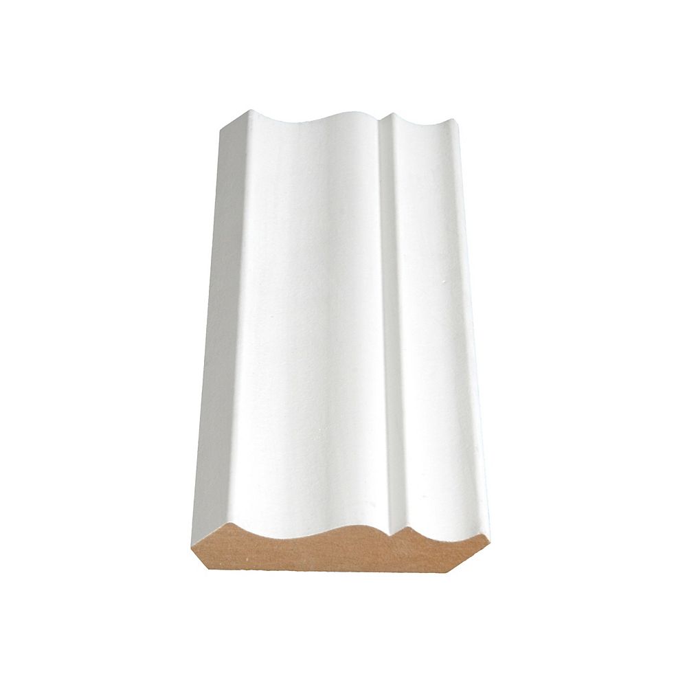 Alexandria Moulding 5/8inch x 3 1/4inch MDF Primed Fibreboard Crown
