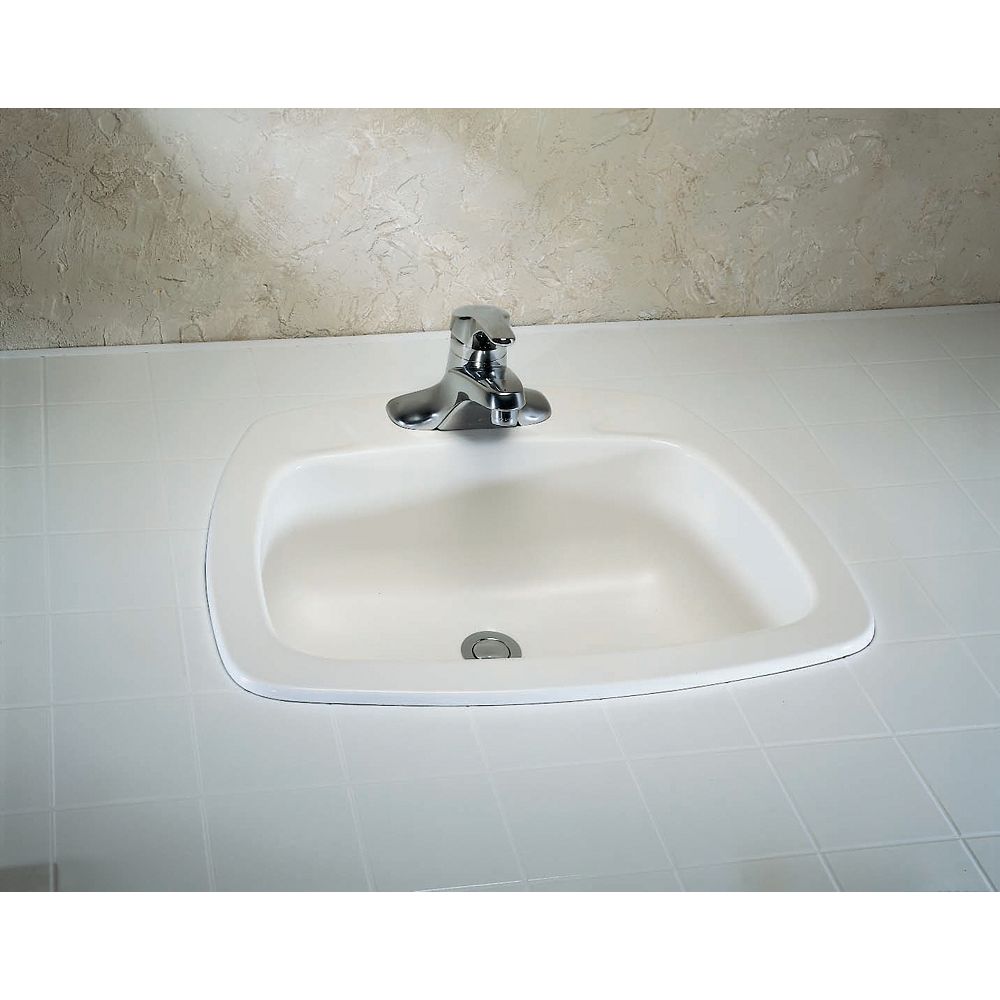 American Standard Yorkdale Self Rimming Sink Square Single Hole In