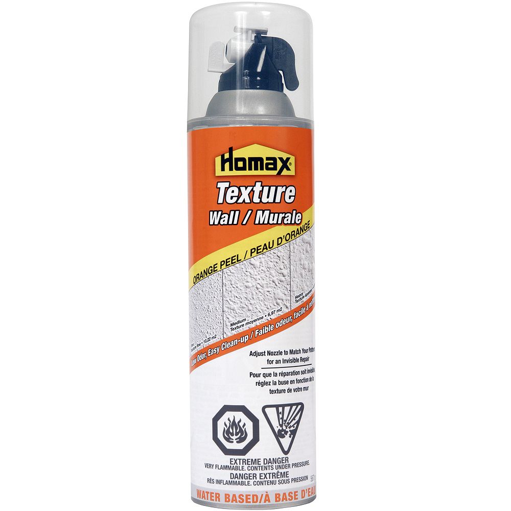 Homax Orange L Wall Texture Water, Ceiling Texture Spray Home Depot