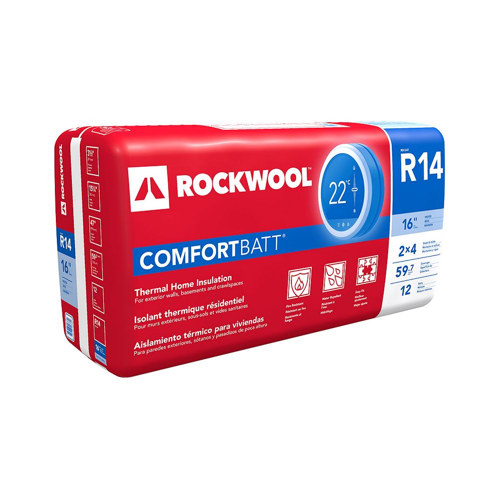 Rockwool Comfortbatt R14 Insulation Batt 16 Inch For 2x4 Studs The Home Depot Canada Rockwool Comfortbatt R14 Insulation Batt 16 Inch For 2x4 Studs The Home Depot Canada
