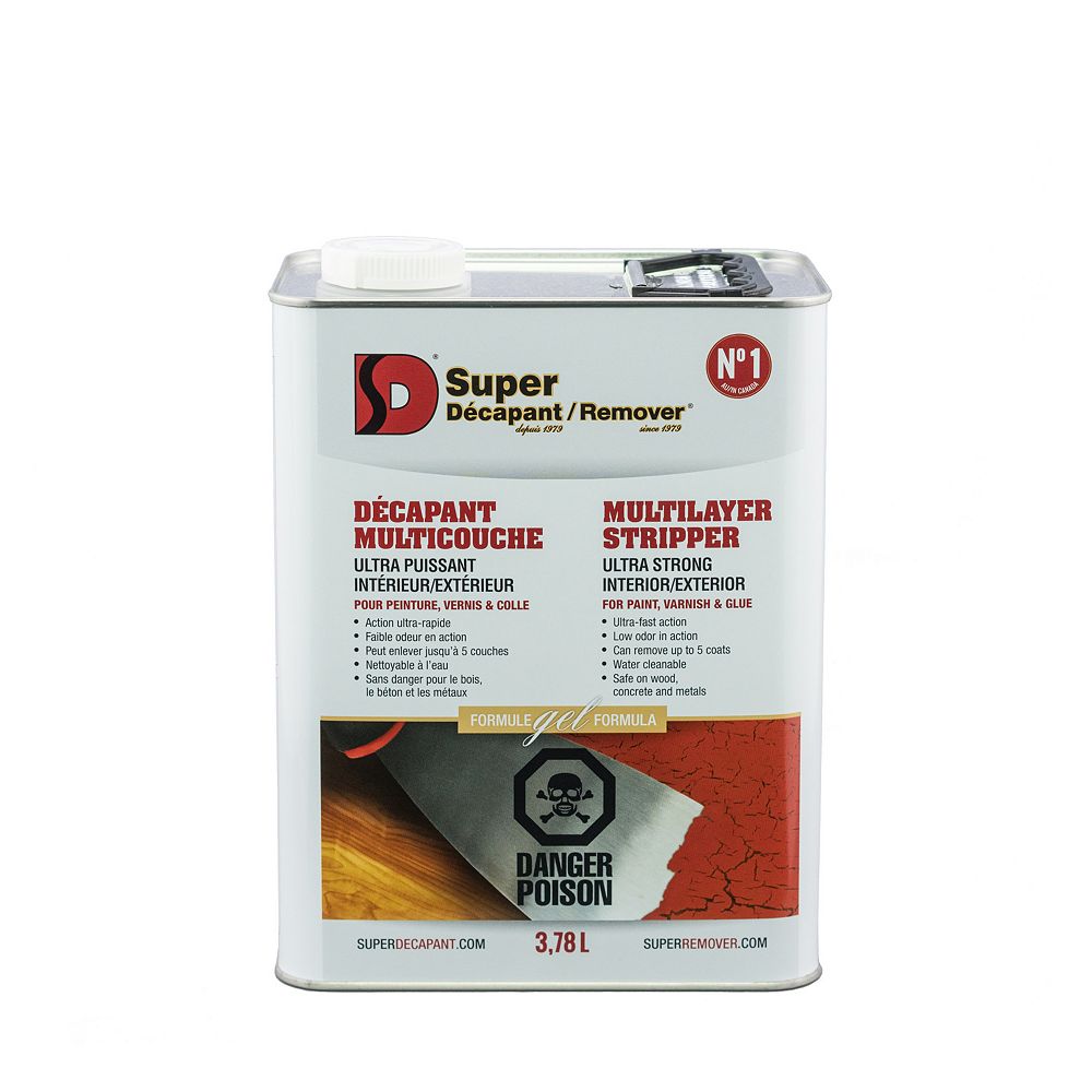 Super Remover Paint Varnish And Glue Remover 3.78 Litre The Home