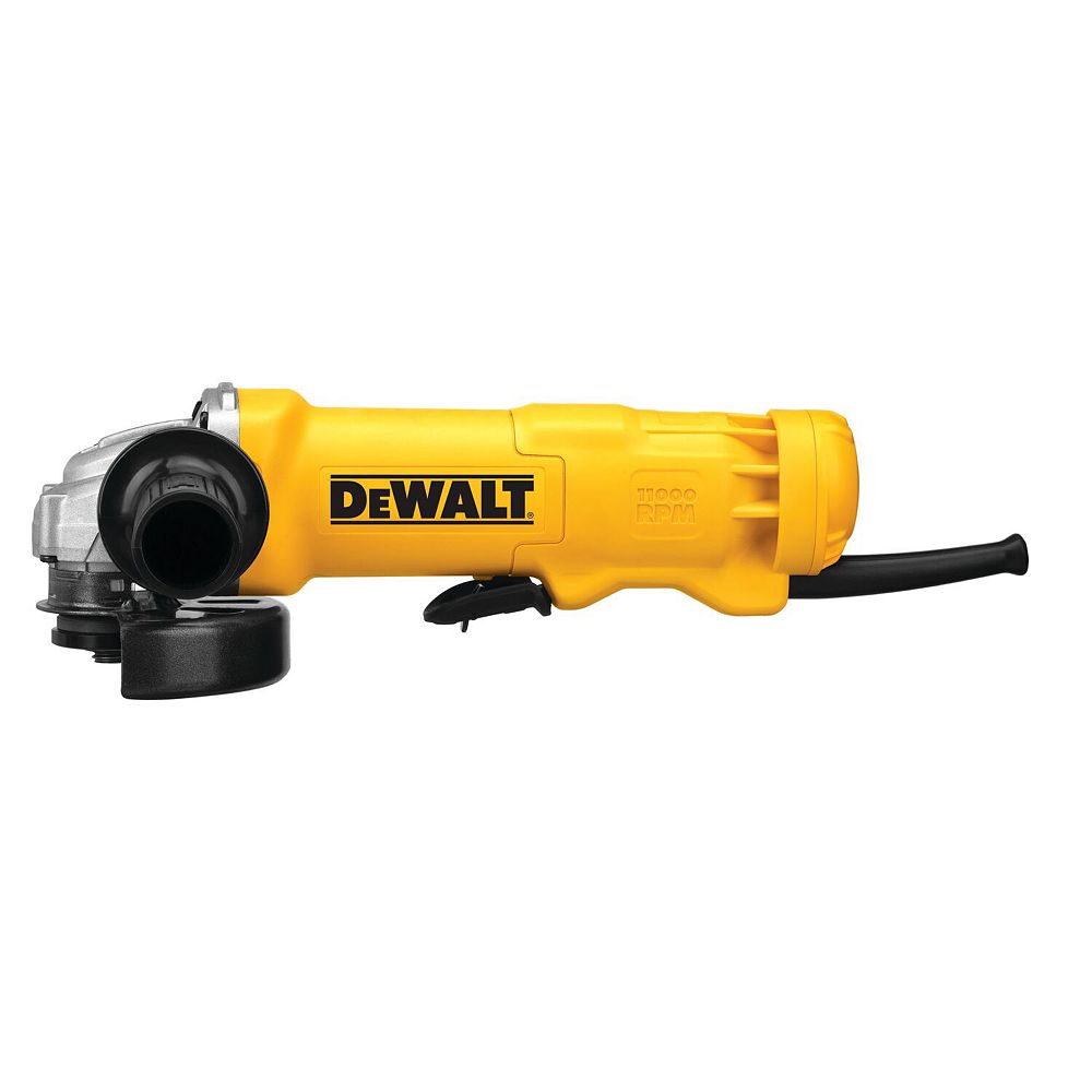 DEWALT 120V 4 1/2-inch Corded Angle Grinder with Quick Change Wheel Release and Case | The Home Depot Canada