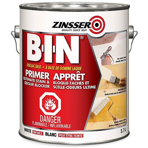 BIN Ultimate Performance Primer Sealer & Stain Killer, 3.7L