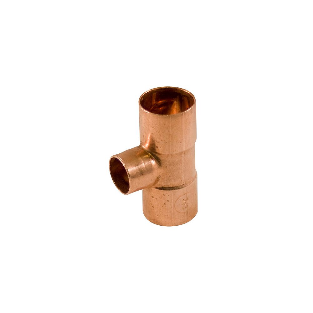 AquaDynamic Fitting Copper Tee 1inch x 3/4inch x 3/4inch Copper To Copper To Copper The