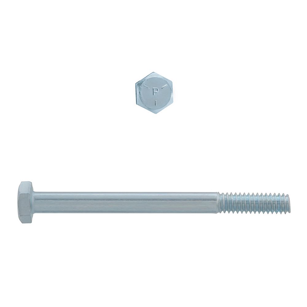 Paulin 14 X 3 Inch Hex Head Cap Screw Zinc Plated Grade 5 Unc The Home Depot Canada 