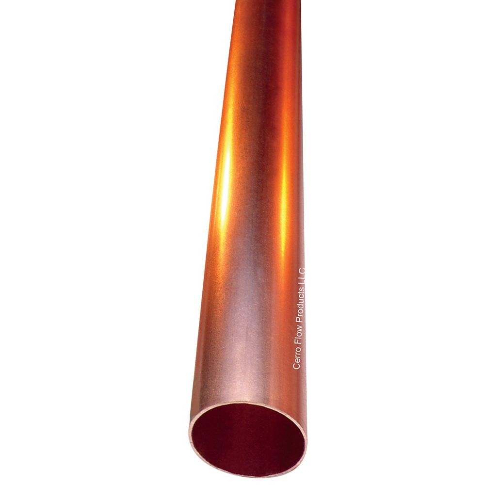 Cerro Copper Pipe Type L 3/4inch x 12 Foot Straight Length The Home
