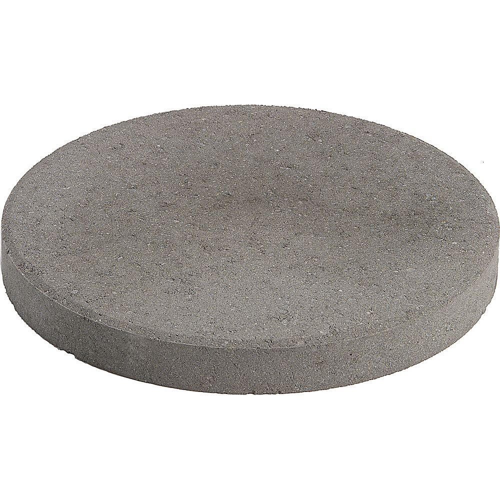 Oldcastle Patio Round 12 Inch Gray, Round Patio Stones Home Depot