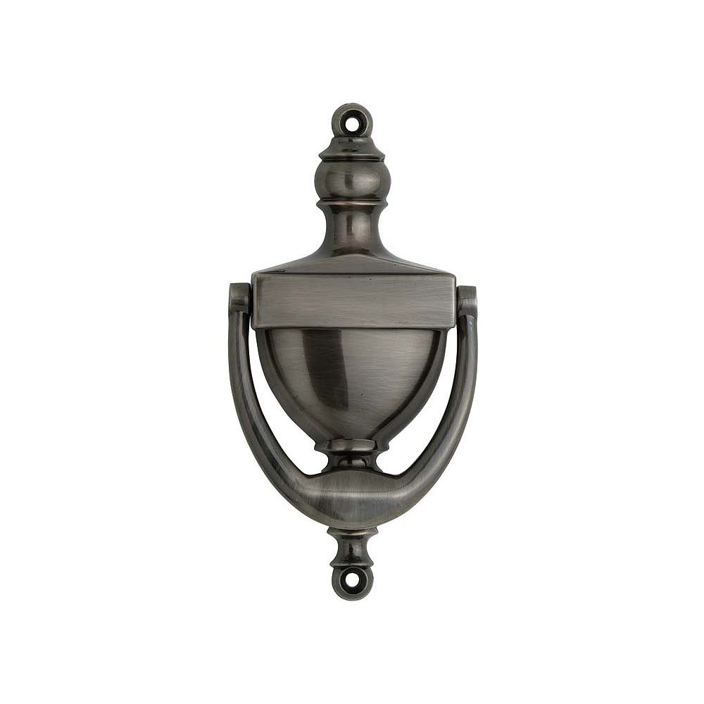 Taymor 3.25inch x 6.25inch Satin Chrome Door Knocker The Home Depot