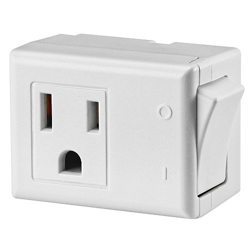 Plug-In Switch, White- Host