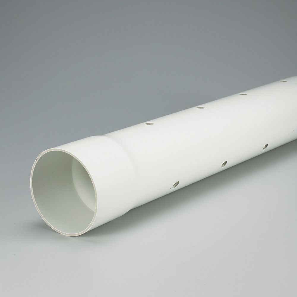 IPEX HomeRite Products PVC 4 inches x 10 ft PERFORATED SEWER PIPE