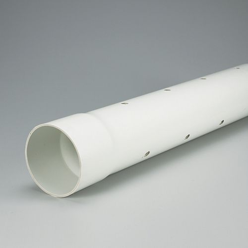 PVC 4 inches x 10 ft PERFORATED SEWER PIPE - Ecolotube