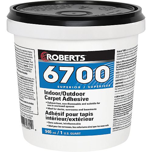 6700, 946mL Indoor/Outdoor Carpet Adhesive and Glue