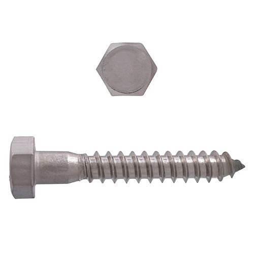 Paulin 516 Inch X 1 12 Inch Hex Head Lag Bolt Hot Dipped Galvanized The Home Depot Canada 