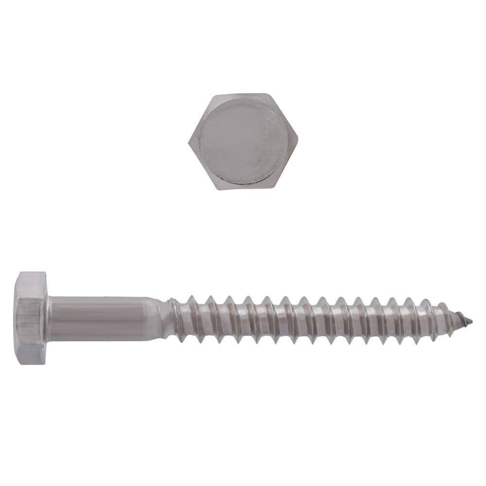 Lag Bolt Screw Hot Dipped Galvanized A307 Alloy Steel 5//16 x 4-1//2/" Qty 500