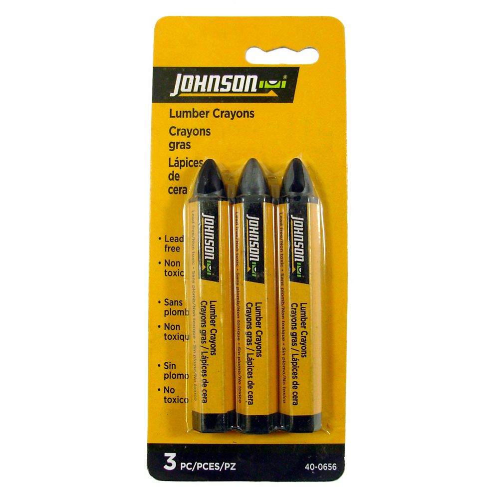 Johnson Lumber Crayons Black The Home Depot Canada