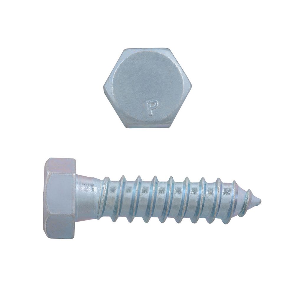 Paulin 1/2inch x 2inch Hex Head Lag Bolt Zinc Plated The Home