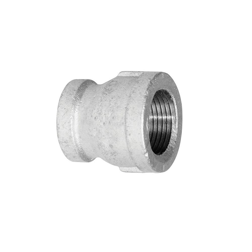 STZ Fitting Galvanized Iron Coupling 1 Inch x 3/4 Inch The Home Depot Canada
