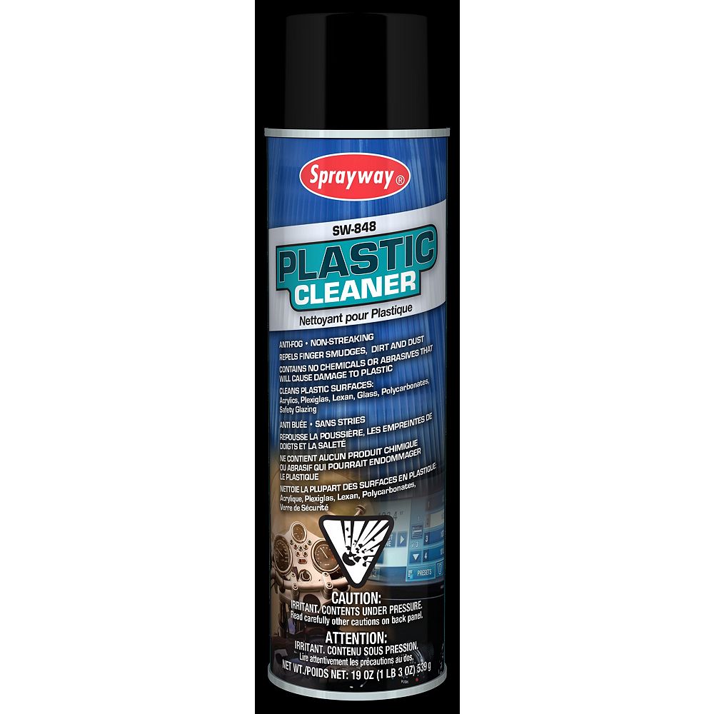 Sprayway Plastic Cleaner 19oz The Home Depot Canada
