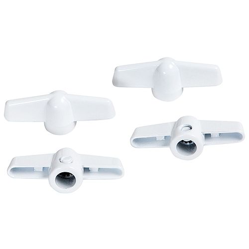 Window Crank in White (4-Pack)