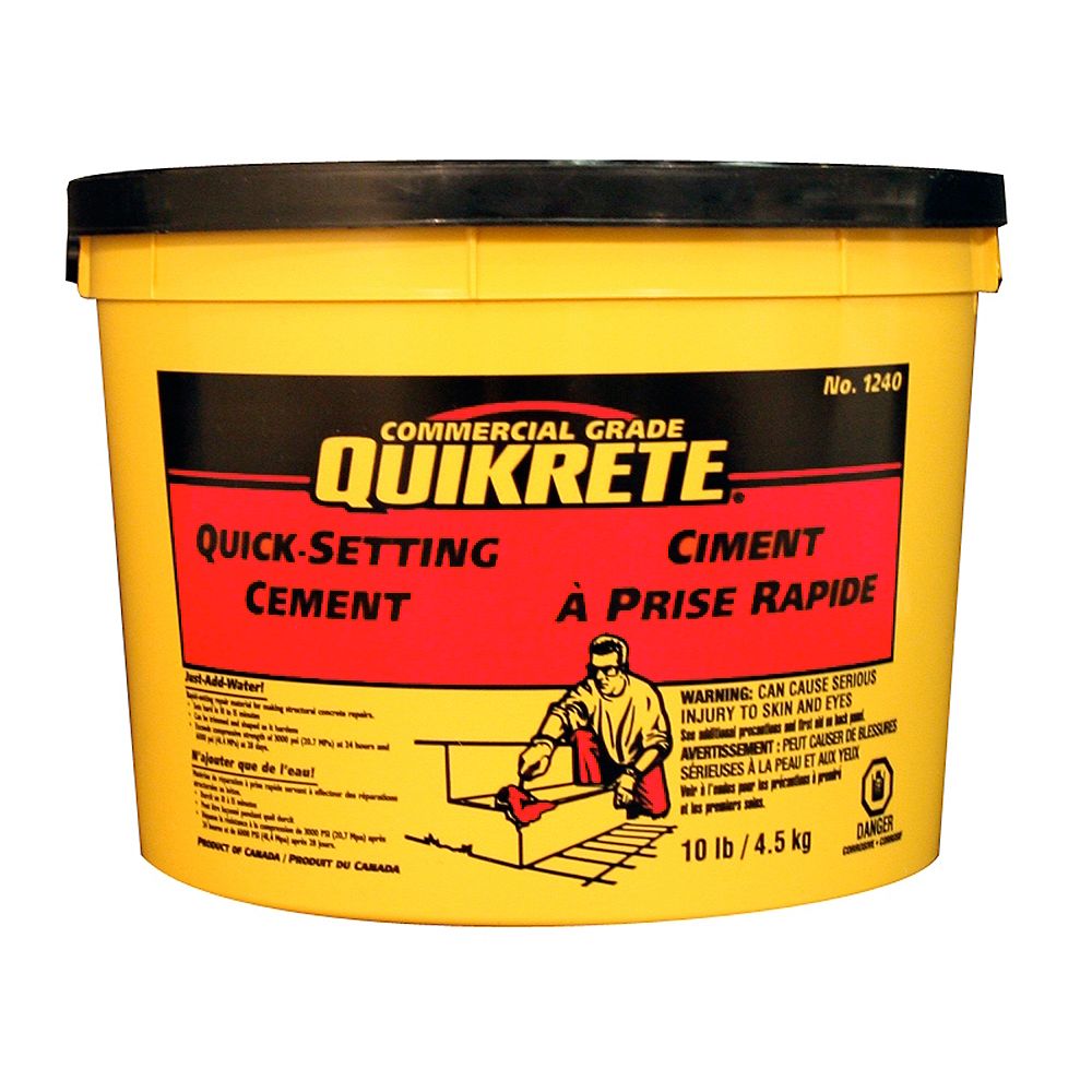 Quikrete Quick-Setting Cement 4.5kg | The Home Depot Canada