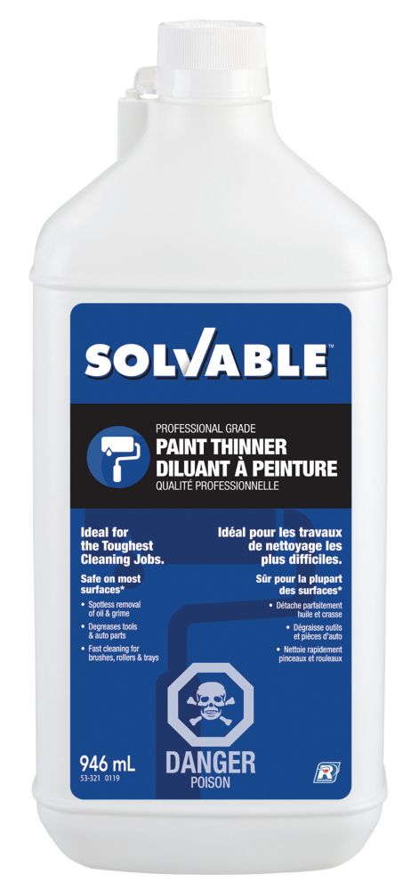 SOLVABLE Professional Grade Paint Thinner 946 Ml The Home Depot Canada   P 1000130962 