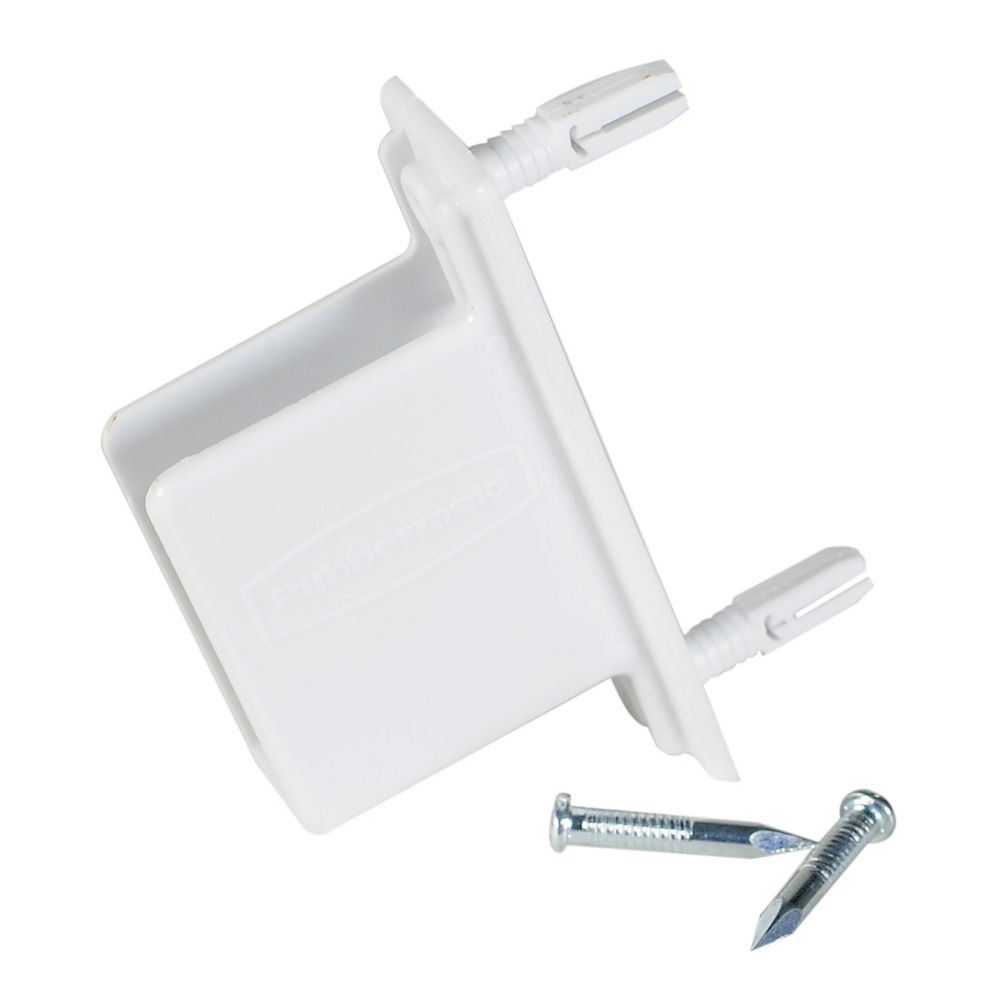 Rubbermaid Wall End Bracket For, Rubbermaid Wire Shelving Hardware