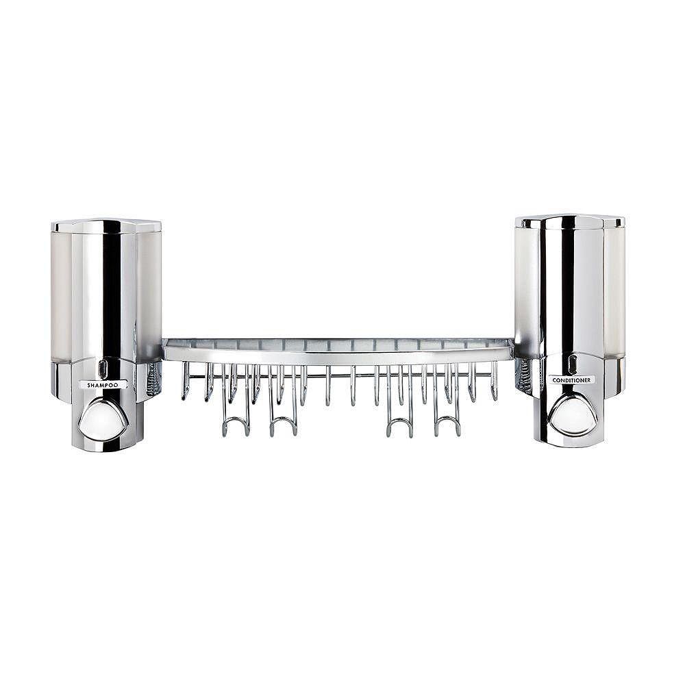 Aviva Dispenser Shower Basket in Chrome The Home Depot Canada