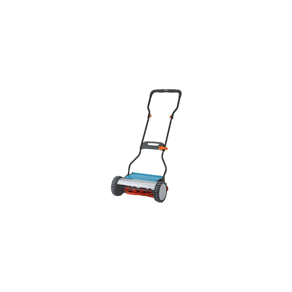 GARDENA 15inch Cordless Hand Reel Lawn Mower The Home Depot Canada