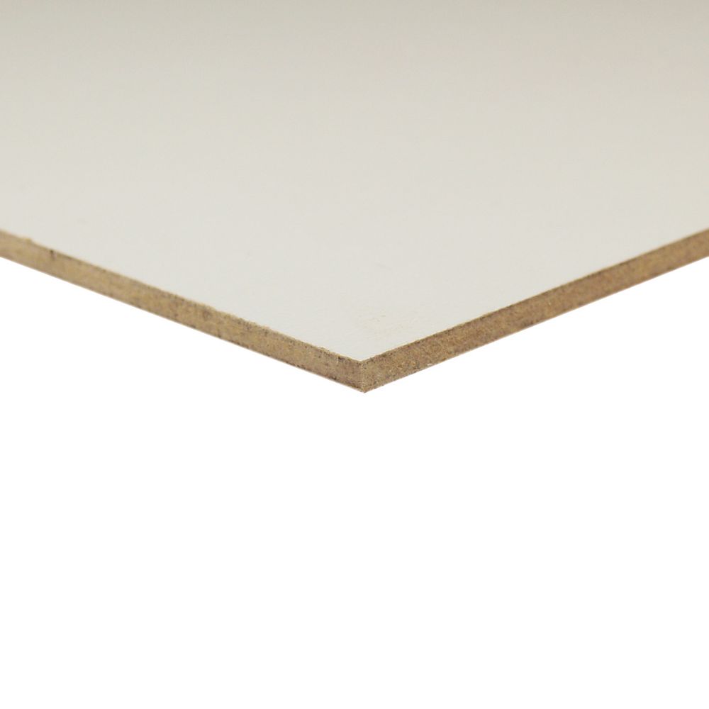 Alexandria Moulding 1/8-inch 4 Feet x 4 Feet White Hardboard Handy ...