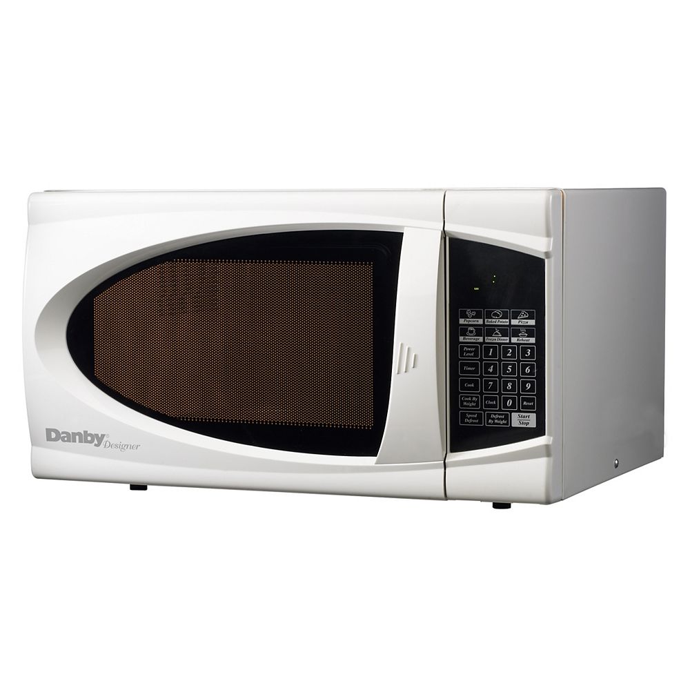 Danby Designer Designer 0.7 cu. ft. Countertop Microwave in White The