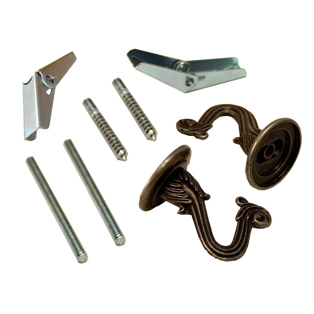 Atron Pewter Swag Hooks (2Piece) The Home Depot Canada