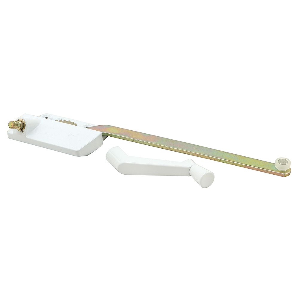 Truth Hardware 9-1/2 in. Single-Arm Right-Hand Casement Operator, Truth