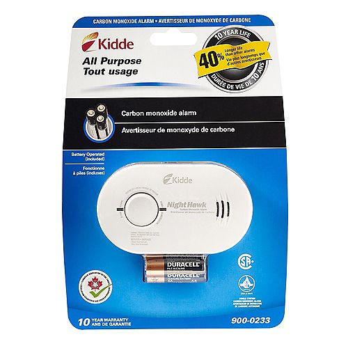 CO Alarm, Battery Operated