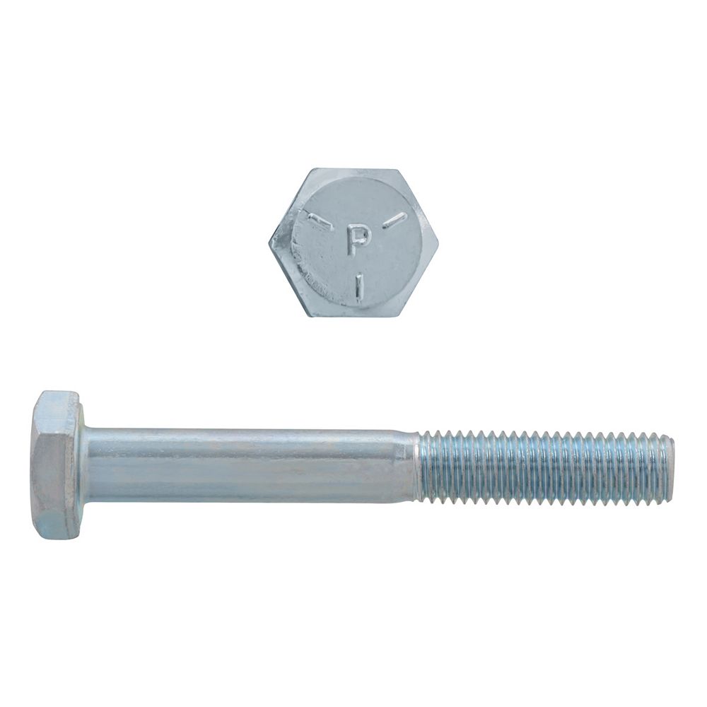 Paulin 14 Inch X 2 Inch Hex Head Cap Screw Zinc Plated Grade 5 Unf The Home Depot Canada 