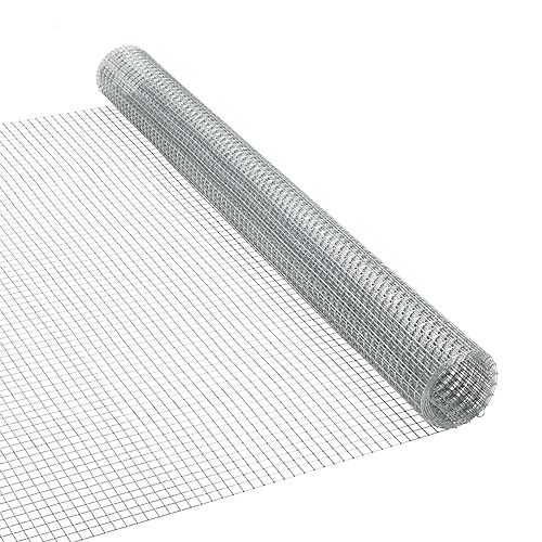 5 ft. L x 36-inch H 19-Gauge Welded Wire Mesh Netting in Galvanized Steel (1/2-inch x 1/2-inch Mesh)