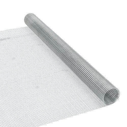 5 ft. L x 36-inch H 23-Gauge Welded Wire Mesh Netting in Galvanized Steel (1/4-inch x 1/4-inch Mesh)