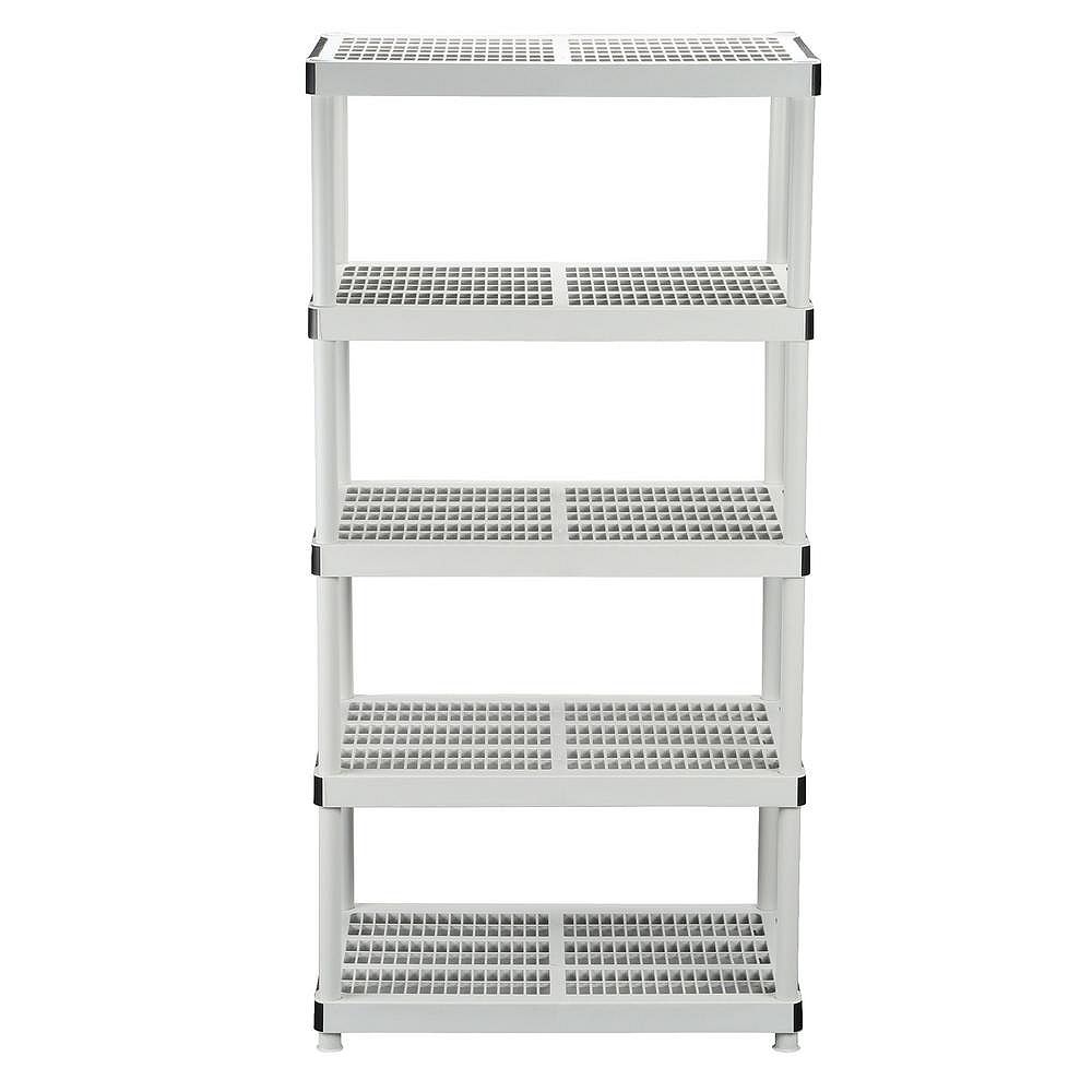 HDX 24inch 5Shelf Storage Organizer The Home Depot Canada