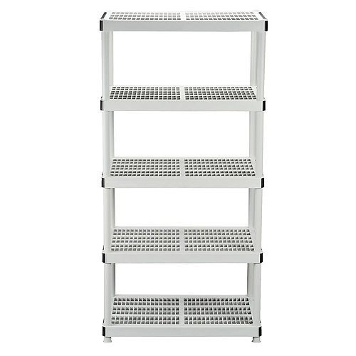 HDX 24-inch 5-Shelf Storage Organizer