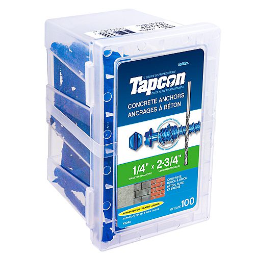 Concrete Screws Screws The Home Depot Canada