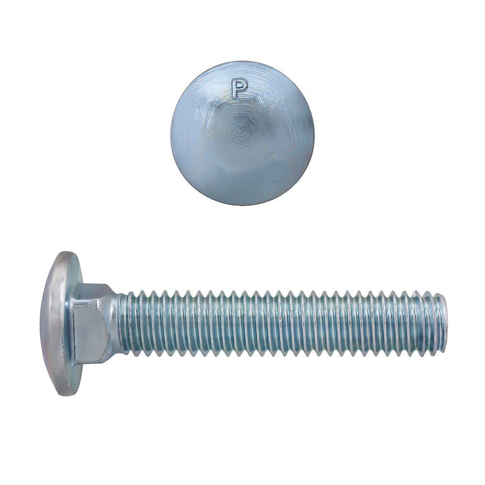 Paulin 3/8inch x 2inch Carriage Bolt Zinc Plated UNC The Home Depot Canada