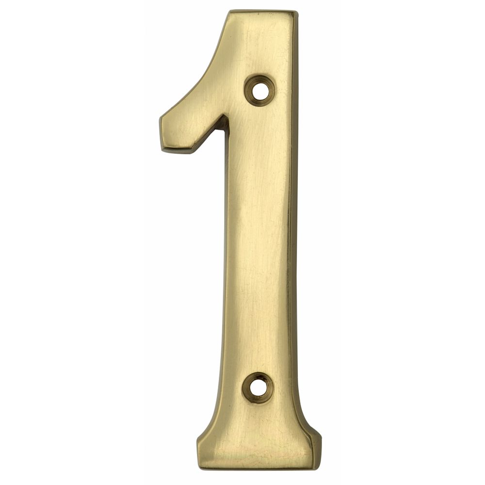 Taymor Classic Style Brass Number 4 inch The Home Depot Canada