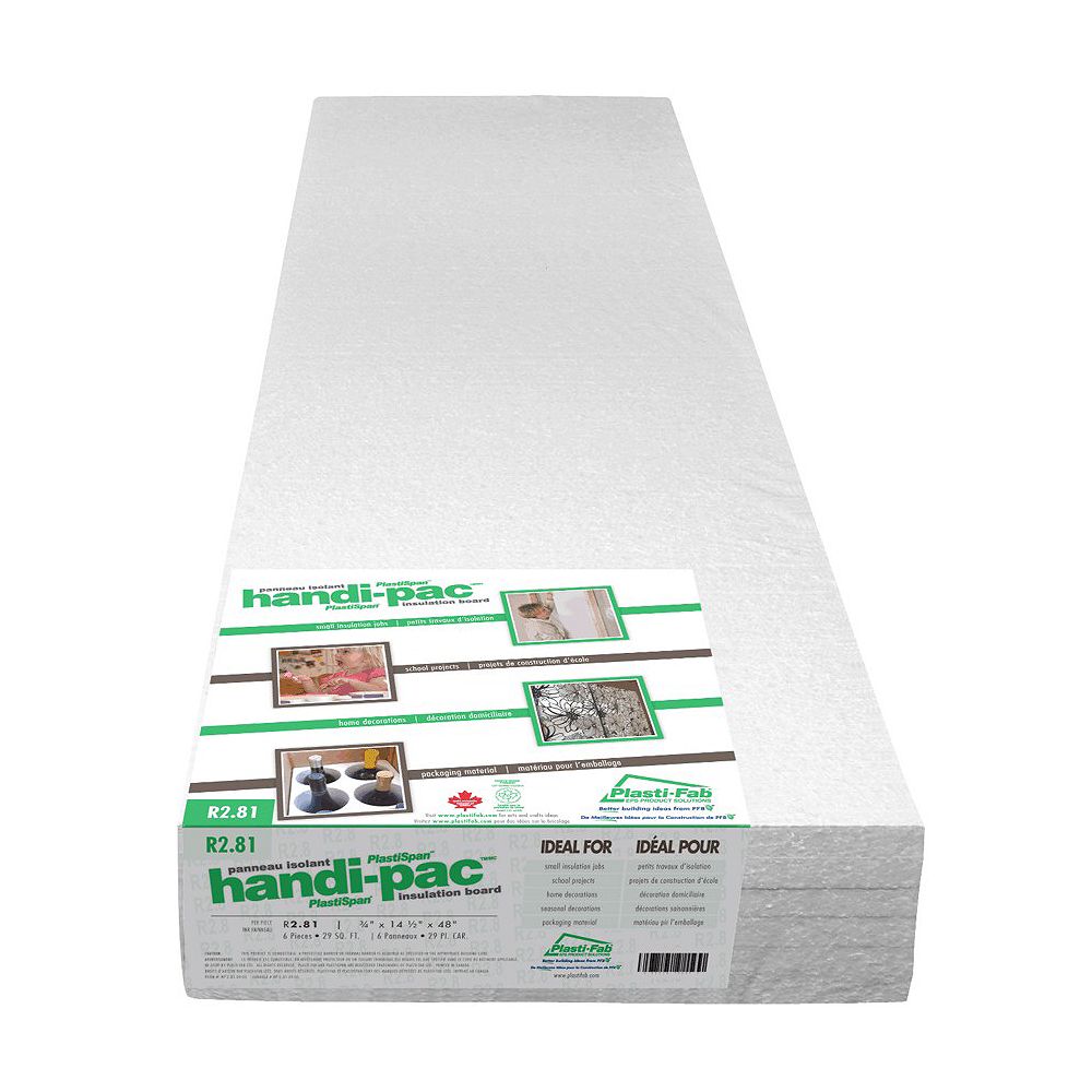 HandiPac Insulation 48X14.5X0.75 The Home Depot Canada