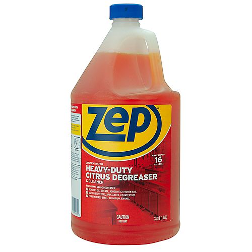 Zep Concentrated Heavy-Duty Citrus Degreaser & Cleaner 1Gal