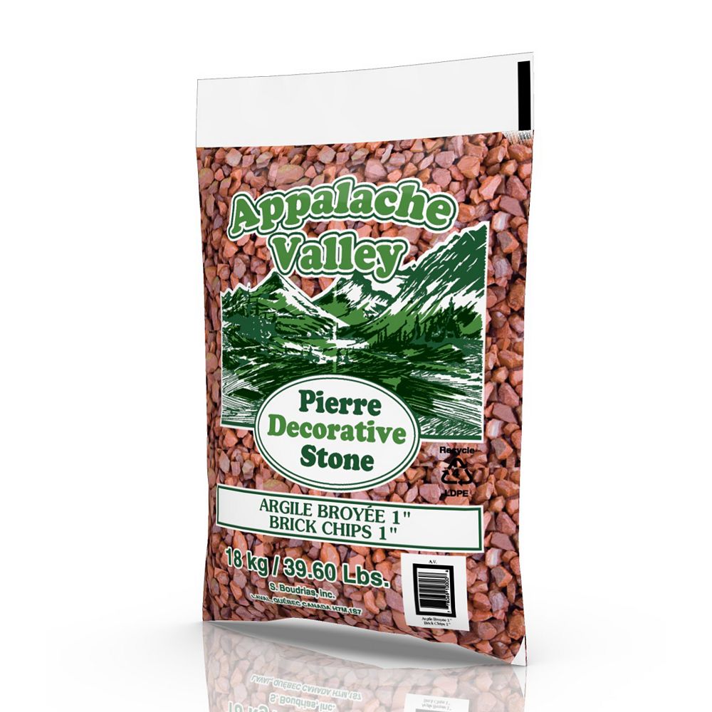 Appalache Valley Brick Chips 18 KG The Home Depot Canada