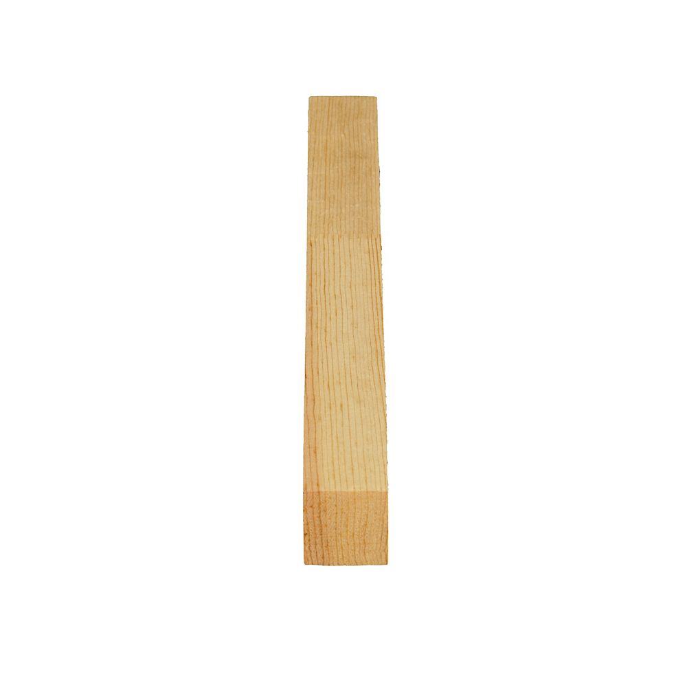 Alexandria Moulding Finger Jointed Pine D4S 1 In. x 1 In. x 8 Ft. The