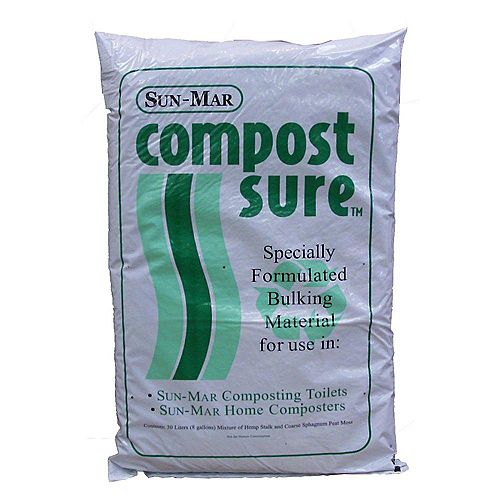 Compost Sure Bulking Material for Composting Toilet (Green)