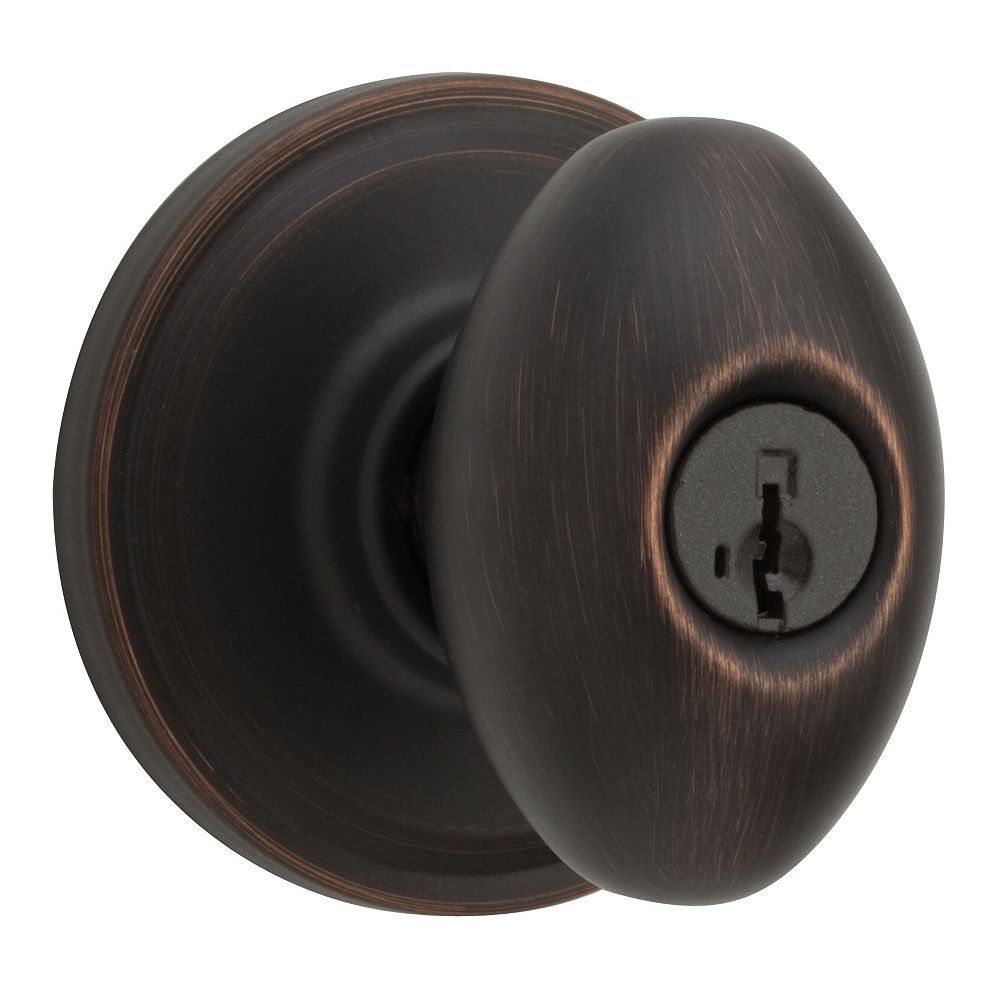 Weiser Home Collections Laurel Bronze Keyed Knob The