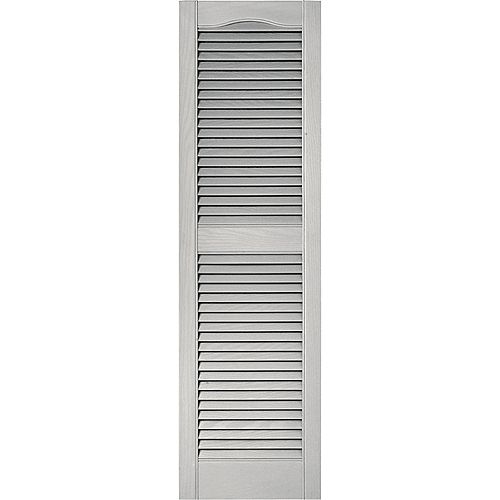 15-inch x 43-inch Paintable Louvered Shutter